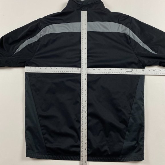 Antigua Georgia Bulldogs 1/2 Zip Jacket Mens Medium Black Windbreaker Foolball - Picture 7 of 9